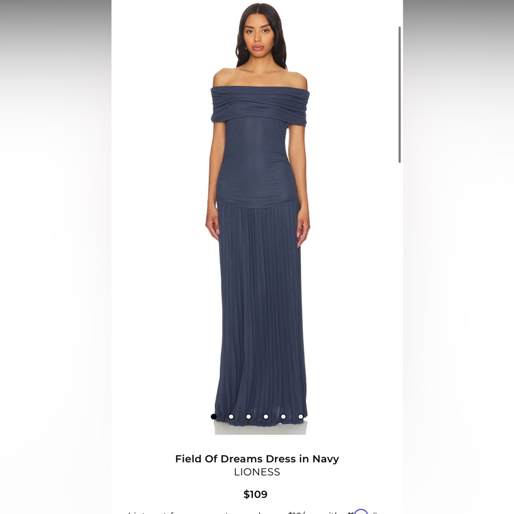 Lioness Navy Field of Dreams Maxi Dress